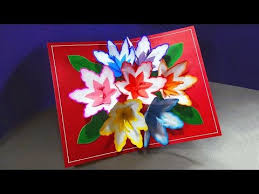 Place a piece of parchment paper or wax paper on top of the flowers. Diy How To Make A Candle Light Stand With Waste Plastic Bottles Best Use Of Waste Youtube Flower Cards Flower Pop Up Pop Out Cards