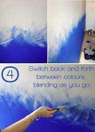 This project details some advice on paint effects and techniques including glazes, colour washing, rag rolling, sponging, stippling and stencilling to give texture or pattern to walls in your home. Ombre Ombre Reviving The Paint Effect With Dulux Wall Painting Techniques Diy Ombre Wall Paint Effects
