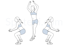 Jump squats are a maximum effort exercise with every repetition. 180 Jump Squat Illustrated Exercise Guide