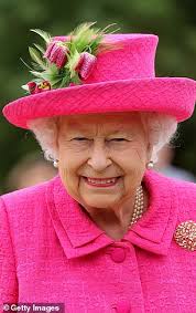The queen is hard at work, laying eggs. Splash Of Colour Queen Dons An Eye Catching Pink Coat In Cambridge Queen Elizabeth Queen Hat Elizabeth