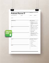 Podcast Planner Worksheet Podcast Worksheet Pod Cast Podcast Plan Podcast Checklist Episode Podcast Kit Podcast Planning Template Podcasts Starting A Podcast Planner