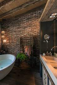 Check spelling or type a new query. 48 Stylish Bathrooms With Brick Walls And Ceilings Digsdigs