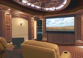 Home Theater Set Up By Mcintosh Designlux And The Media Room Home Theater Setup Home Theater Installation Home Theater Design