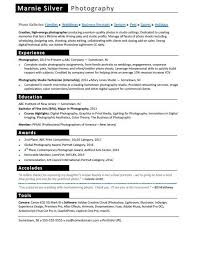 Check out these sample resumes for specific majors. Photographer Resume Sample Monster Com