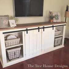 Be sure to put a lamp on either side to balance it out visually and provide even lighting for your tv. 17 Farmhouse Tv Stand Ideas As Functional As They Are Stunning To Look At