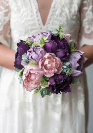 Buy purple wedding bouquets and get the best deals at the lowest prices on ebay! Mother S Day Gift Mother S Day Flowers Purple Lavender Peony Bouquet Fake Bouquet Keepsake Bouquet Brid Pink Wedding Theme Wood Flower Bouquet Wedding Bouquets