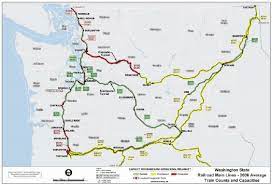 Washington State Railroad Map Coal Trains And Rail Congestion - Sightline Institute
