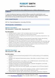 However, they work on different platforms (i.e. Sap Fico Consultant Resume Samples Qwikresume