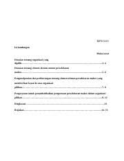 Maybe you would like to learn more about one of these? 8 Mpu3223 Pengesyoran Untuk Penambahbaikan Pengurusan Persekitaran Makro Dalam Course Hero