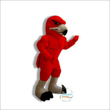 Red College Hawk Mascot Costume Mascot Costumes Mascot Red College