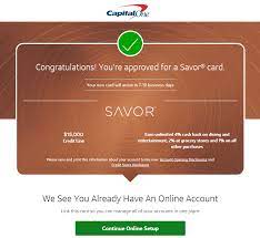 I got a letter from capital one that said i was pre approved. Capital One S A V O R Approval With Dps And A B Myfico Forums 5522393