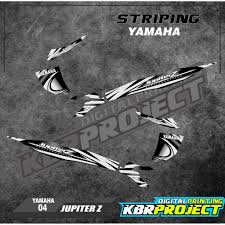 Harga cover body halus jupiter z 2004 2005. Cod Stiker Motor Striping Jupiter Z Burhan Motor Yamaha Motor Sticker Variasi Racing 04 Shopee Indonesia
