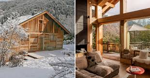 Porte d entrée chalet montagne. Sports D Hiver 6 Chalets De Montagne Qui Nous Font Rever De Vacances Marie Claire Belgique
