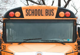 Maysville bus struck Monday morning