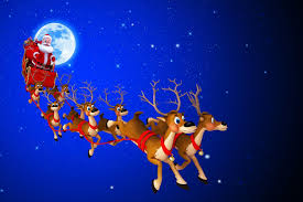 The set averages about 4.75 tall, 5 wide the entire length is 26 long. Santa S Sleigh In The Sky Wallpapers Wallpaper Cave