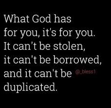 What God Has For You Its For You It Cant Be Stolen It Cant Be Borrowed And It Cant Be Duplicated Spiritual Quotes Inspirational Quotes Words