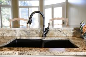 silgranit sink in a dark brown color