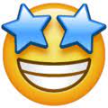Grinning Face With Star Eyes Emoji Eyes Emoji Star Eyes Grinning Face