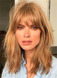 Thin Hairstyles With Side Bangs Women S Thin Hairstyles Thin Hairstyles 2017 Naturally Curly Th In 2020 Thick Hair Styles Long Bob Hairstyles Hairstyles With Bangs