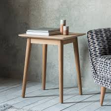 Gallery Direct Milano Oak Scandi Side Table Wooden Side Table Oak Side Table Contemporary Side Tables