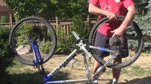 If you're not riding, shift the levers (one at a time), lift the bike by the seat and pedal by hand to shift the chain. How To Remove The Rear Wheel Of A Bicycle Youtube