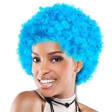 Light Blue Afro Wig Blue Wig For Sale Windy City Novelties