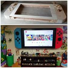 This Nitendo Mounted T V Case Is Sick Game Room Decor Video Game Room Design Video Game Rooms