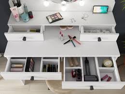 Moderne schminktische im angebot weiße schminkkomoden frisiertische für kinder mit spiegel online bestellen! Led Schminktisch Gabriela Weiss Jetzt Gunstig Kaufen