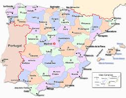 Mapa De Espana Por Provincias