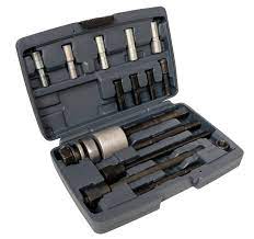 What are the parts of a harmonic balancer? 53790 Harmonic Balancer Installer Kit 13 Adapters Lisle Corporation
