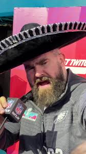 Jason Kelce Super Bowl Bling & Sombreros at Opening Night