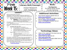 3rd Grade Literacy Lesson Plans Lessons By Sandy Library Lesson Plans Library Lesson Plans Elementary Elementary Lesson Plans