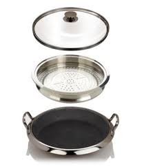 Durapan 12 Multipurpose Deep Pan With Steamer Tray Glass Lid Check Out This Great Product It Is An Affiliate Link To Amazon Pole Saw Earthwise Telescope