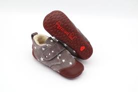 Maybe you would like to learn more about one of these? Anna Und Paul Charlie Mit Gummisohle Grau Bedruckt Wolkchen Zehenspiel Barfussschuhe