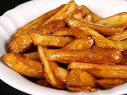 Kamote Cue Ang Sarap Recipe Sweet Potato Fritters Sweet Potato Vegetarian Sweet Potato Recipes