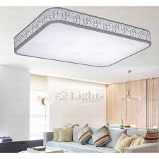 Simple Modern Rectangle Flush Mount Led Bedroom Ceiling Lights