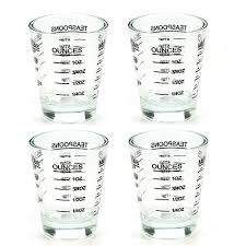 Turns out, shot glasses aren't exactly standardized. Shot Glasses Measuring Cup Liquid Heavy Glass Wine Glass Espresso Shot Glass 26 Incremental Measurement 1 Oz 4 Features 45ml 4 Pack Black 30ml Buy Online In Dominica At Dominica Desertcart Com Productid 190839816