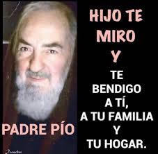 Todos los 23 día del PADRE PÍO , pidamos por nuestros deseos ...