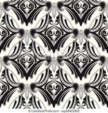 Check spelling or type a new query. Floral Black And White Paisley Seamless Pattern Vector Ornamental Monochrome Background Ethnic Style Vintage Hand Drawn Canstock