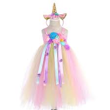 Jangan heran jika ia lebih mengkiblatkan model baju yang dikenakan pada style ala korea. Pikuk Unicorn Tutu Gaun Manis Bunga Permen Gadis Pesta Ulang Tahun Gaun Tutu Anak Halloween Unicorn Kostum Dengan Ikat Kepala Dresses Aliexpress