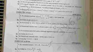 Bacalaureat 2021, matematica, subiecte, rezerva, stiintele naturii,. Simulare Bacalaureat 2021 Subiecte MatematicÄƒ Si Bareme De Corectare
