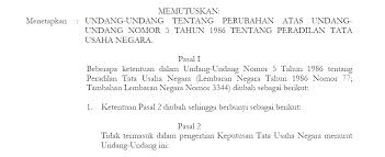 Undang nomor 5 tahun 1986 tentang peradilan tata usaha negara sudah. Putusan2 Pra Kontrak Dalam Pengadaan Barang Jasa Yang Melebur Dalam Ranah Perdata Gustinoviarkusuma