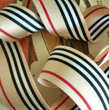 Black And White Striped Grosgrain Ribbon Tan Black White And Red Grosgrain Ribbon Classic Striped Grosgrain Ribbon 1 5 Inch In 2019 Grosgrain Ribbon Grosgrain Ribbon
