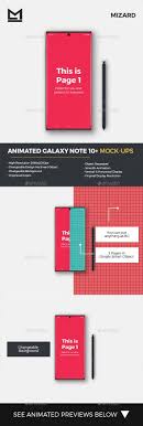 Download Animated Galaxy Note 10 Mockup Galaxy Note 10 Galaxy Note Galaxy