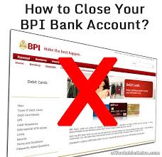 That's the card to get first. How To Close Your Bpi Bank Account Banking 30604