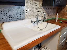 fully restore cast iron sink, with