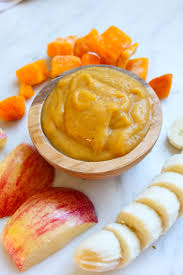 Apple Banana And Butternut Squash Puree Squash Baby Food Recipe