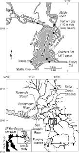 Map Of Mildred Island And The Sacramento San Joaquin River