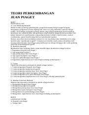 Ayahnya bernama arthur piaget sedangkan ibunya bernama rebecca jackson. Piaget Docx Teori Perkembangan Jean Piaget Bab I Pendahuluan A Latar Belakang Masalah Dalam Konteks Psikologi Pembelajaran Pengertian Tentang Belajar Course Hero