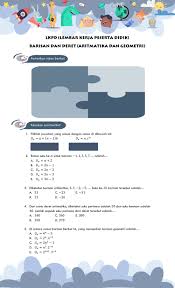 Check spelling or type a new query. Lkpd Barisan Dan Deret Worksheet